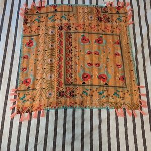 Elizabeth Gillett Cotton Scarf/Handkerchief